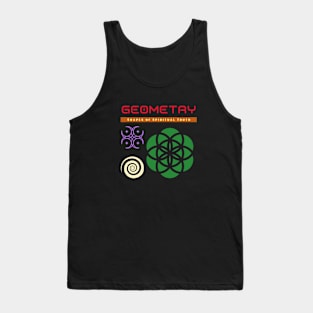 Sacred Geometry Shapes of Spiritual Truth Tank Top